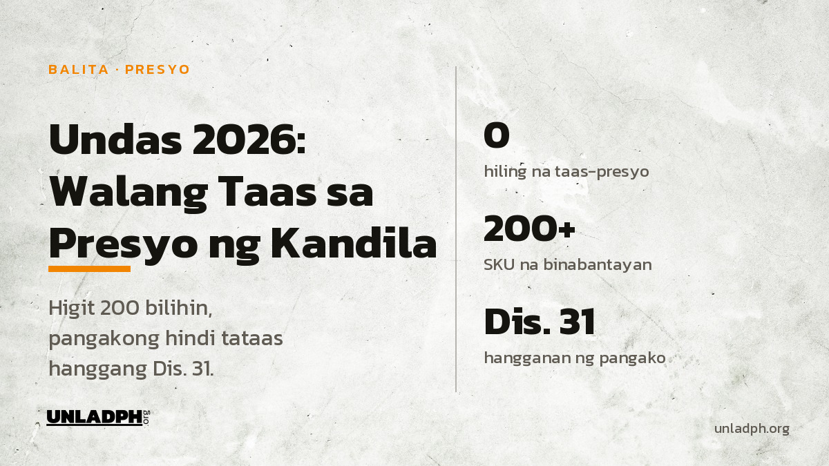 Undas 2026: Walang Taas sa Presyo ng Kandila at Bilihin