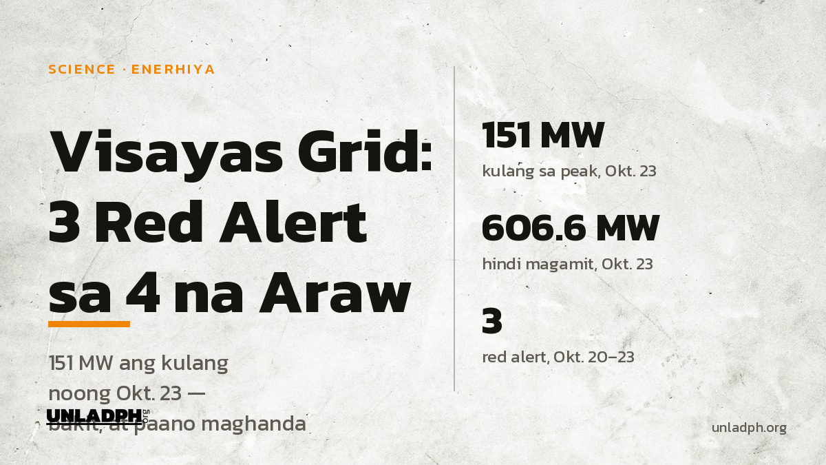 Visayas Grid: 3 Red Alert sa Loob ng 4 na Araw