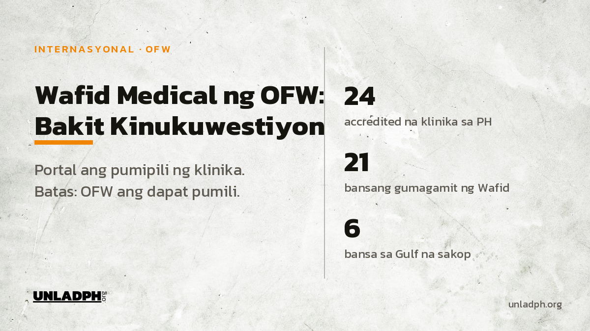 Wafid Medical ng OFW: Bakit Kinukuwestiyon ng DMW